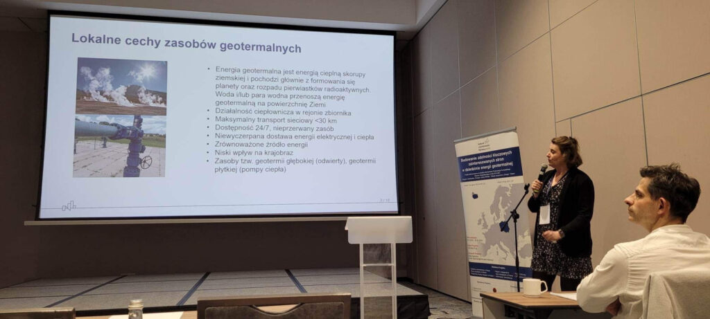 Dr Katarzyna Kurek, Projekt EOG „Budowanie zdolności kluczowych zainteresowanych stron w dziedzinie energii geotermalnej”. Źródło: Zasoby własne