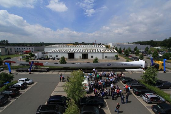 Blade Tour at GE Wind Manufacturig Facility in Salzbergen