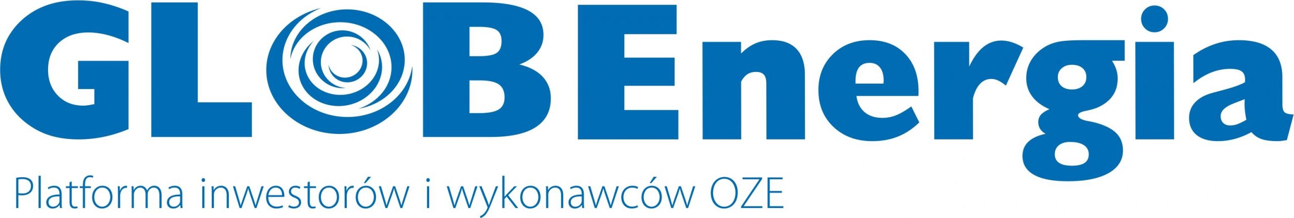 LOGO GLOBENERGIA NIEBIESKIE NAPIS