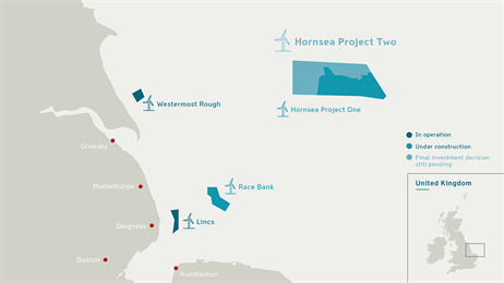 Hornsea Two Mapa
