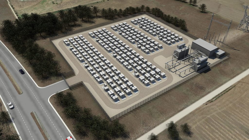 System magazynowania energii z wykorzystaniem Powerpacków Tesli, źródło: Tesla