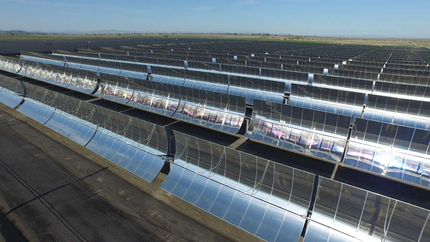 system skoncentrowanej energii słonecznej