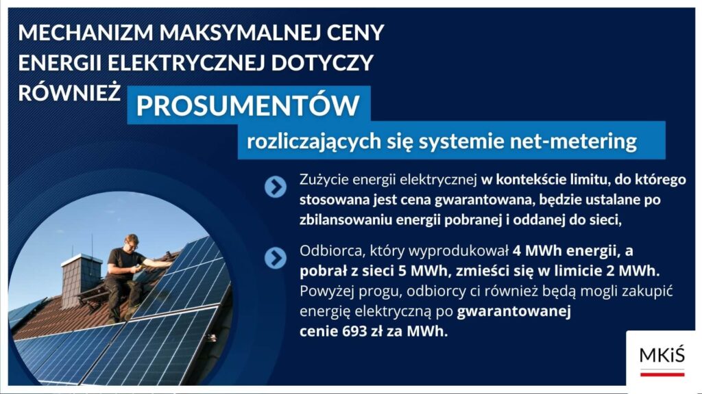 Limit 2000 kWh a fotowoltaika - net-metering (system opustów)
Źródło: www.gov.pl