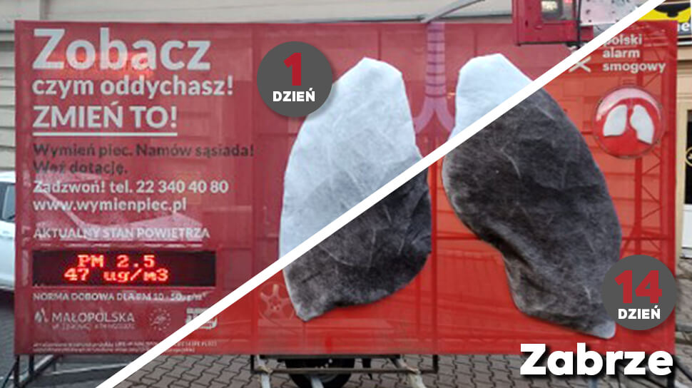 Mobilne płuca w Zabrzu.Źródło: PAS