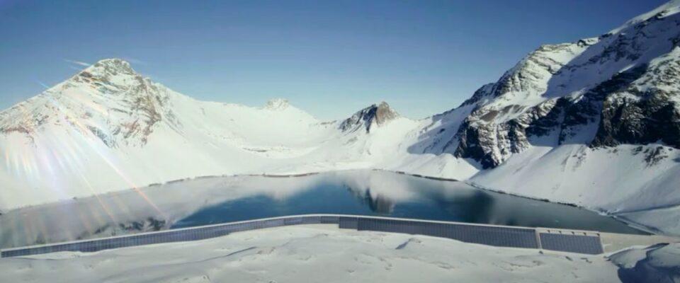 Farma fotowoltaiczna AlpinSolar na zaporze Muttsee