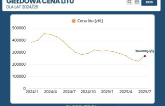 ceny litu 2025