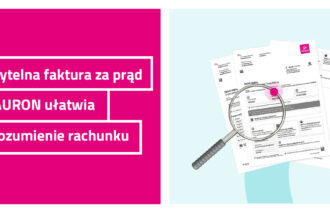 Czytelniejsza faktura za prąd od Taurona