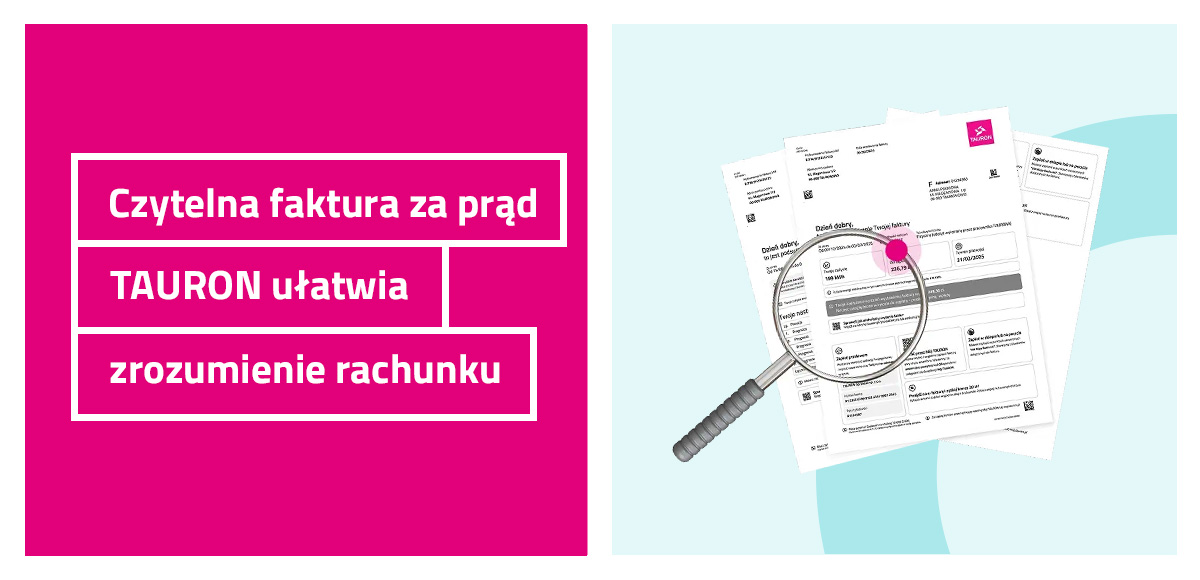 Czytelniejsza faktura za prąd od Taurona