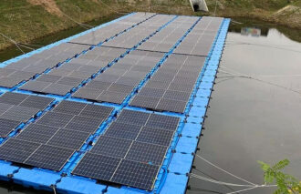 Farma fotowoltaiczna pływająca elektrownia Sośnica