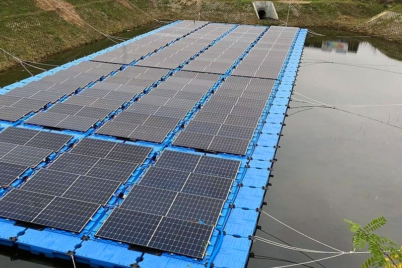 Farma fotowoltaiczna pływająca elektrownia Sośnica